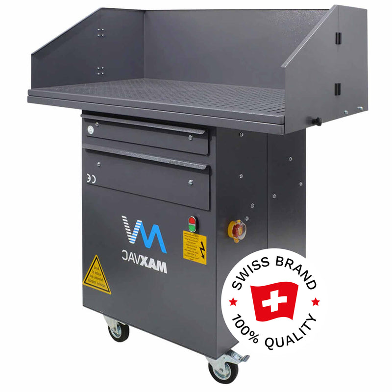 Absaugtisch Benchvac BN1500E | 700 l/min | 1200 - 3000 m3/h | HEPA H13 | 1,1 kW | Maxvac