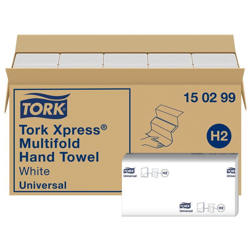 Papierhandtücher Xpress® Multifold H2 | 2-lagig | Universal | Recycling | TORK 150299