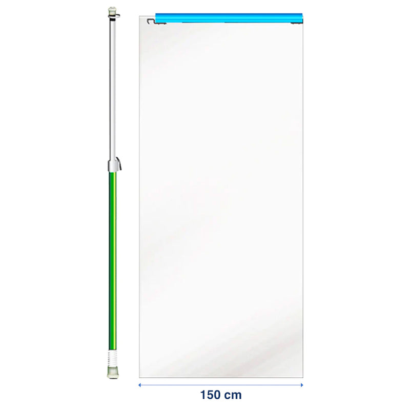 Curtain-Wall Staubschutzwand Ausbaumodul 150 cm
