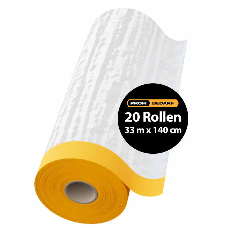 Maler-Abdeckfolie mit Washi Goldband | 55 - 270 cm | für lange Anwendung | Permafix 062