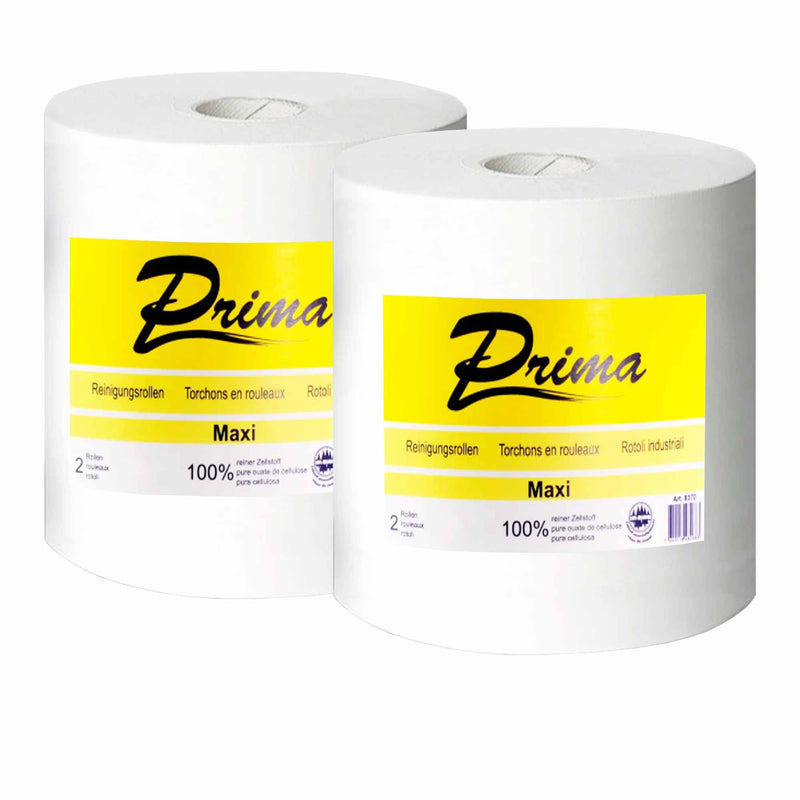 Maxi-Reinigungsrollen Prima | 1-lagig | 650 m x 28 cm | 100% Zellstoff