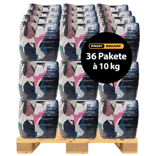 Palette | Putzlappen Trikot Bunt | 10 kg | sehr saugstark