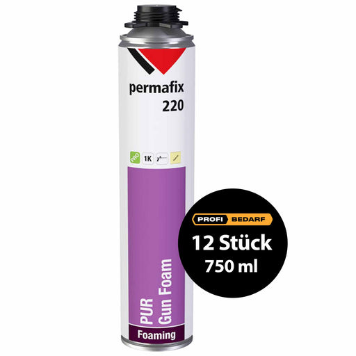 PUR 1K Isolierschaum für Schaumpistole | 750 ml | Permafix 220-Profibedarf Online-Shop