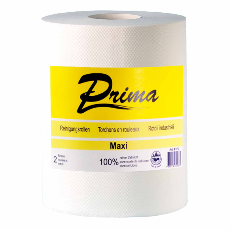 Maxi-Reinigungsrollen Prima | 1-lagig | 650 m x 28 cm | 100% Zellstoff