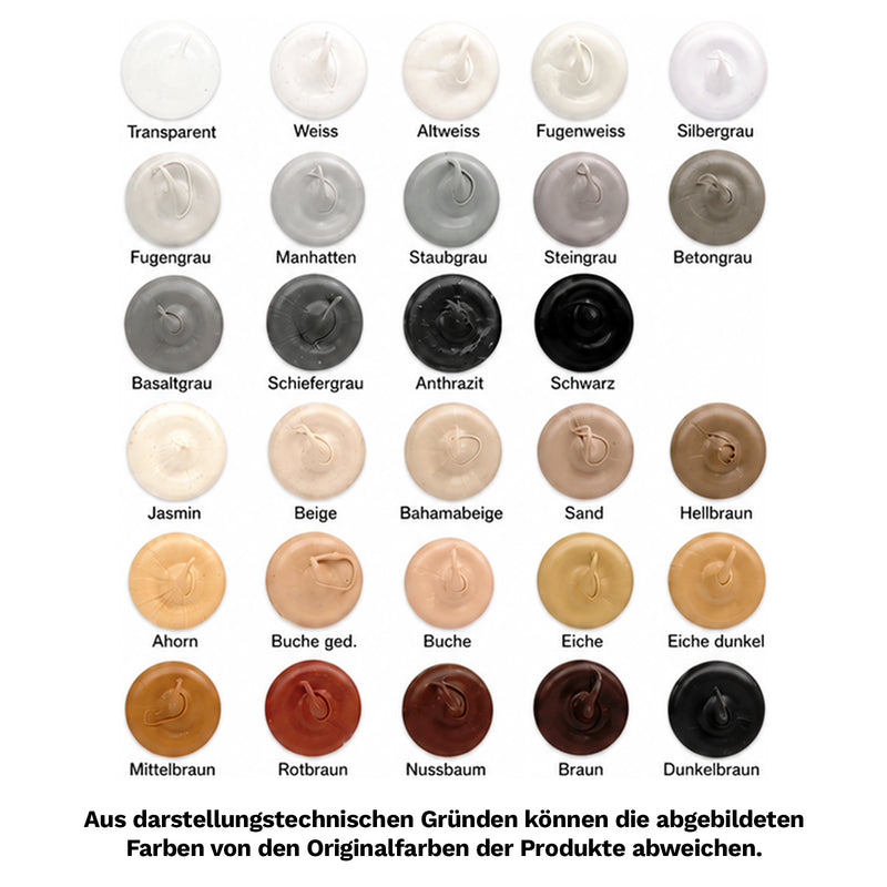 Dichtmasse Falcosil Multiplo Allround matt | 310 ml | diverse Farben | Silikon-Dichtstoff | UV- & witterungsbeständig | Falcone Bauchemie