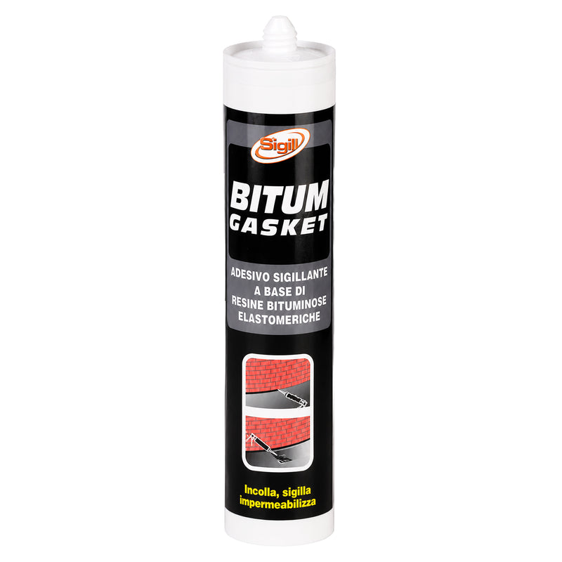 Bitumenkitt | Polymer-Bitumen-Dicht- & Klebstoff | standfest | für Dachanschlüsse & Leckstellen | Falcone Bauchemie