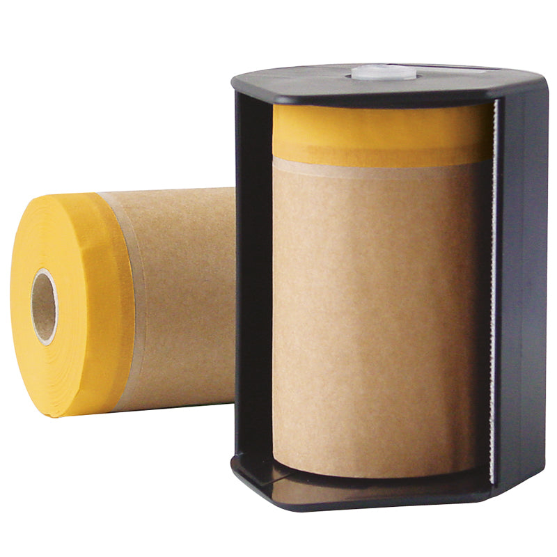 Maler-Abdeckpapier mit Washi Goldband | 20 m x 18 cm | 62 g/m² | Permafix 051