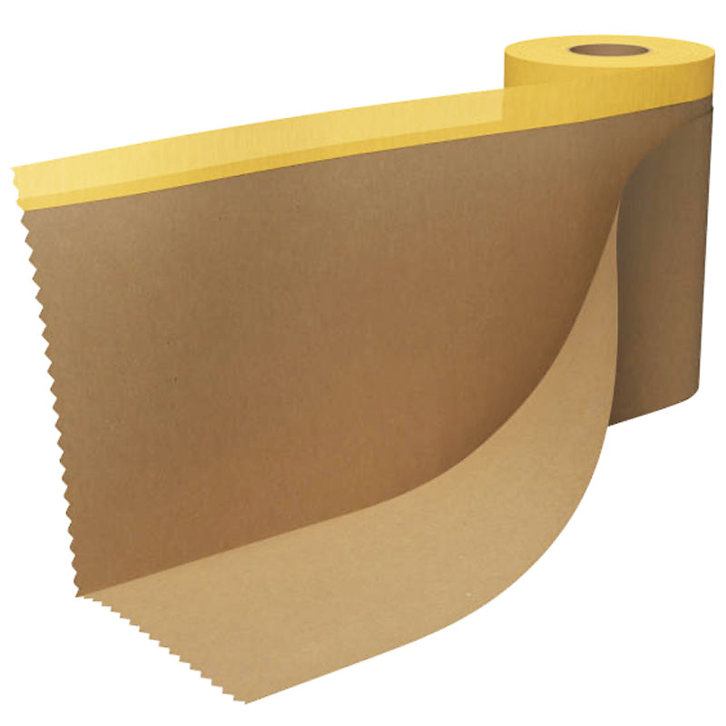 Maler-Abdeckpapier mit Washi Goldband | 20 m x 18 cm | 62 g/m² | Permafix 051