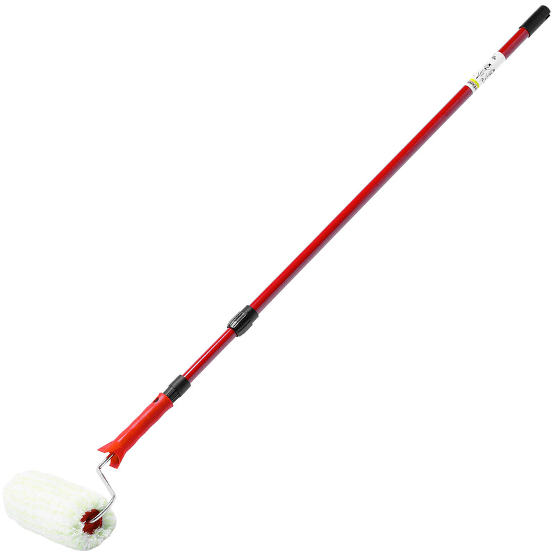 Farbwalzen-Set 27 cm | 2-teilig | Polyamid | 5 mm gepolstert | Verlängerungsstange 120-200 cm | Kern 53 mm | Flor 18 mm | lösemittelbeständig | Schuller Eh`klar Greenline P-R