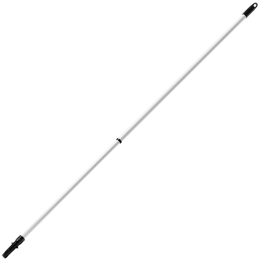 Maler-Teleskopstange 0,77-3 m | beschichteter Stahl | Dreh & Fix | Steck-, Schraub- & Klicksystem | Klick-In Konus | Weiss | Schuller Eh`klar Polo White