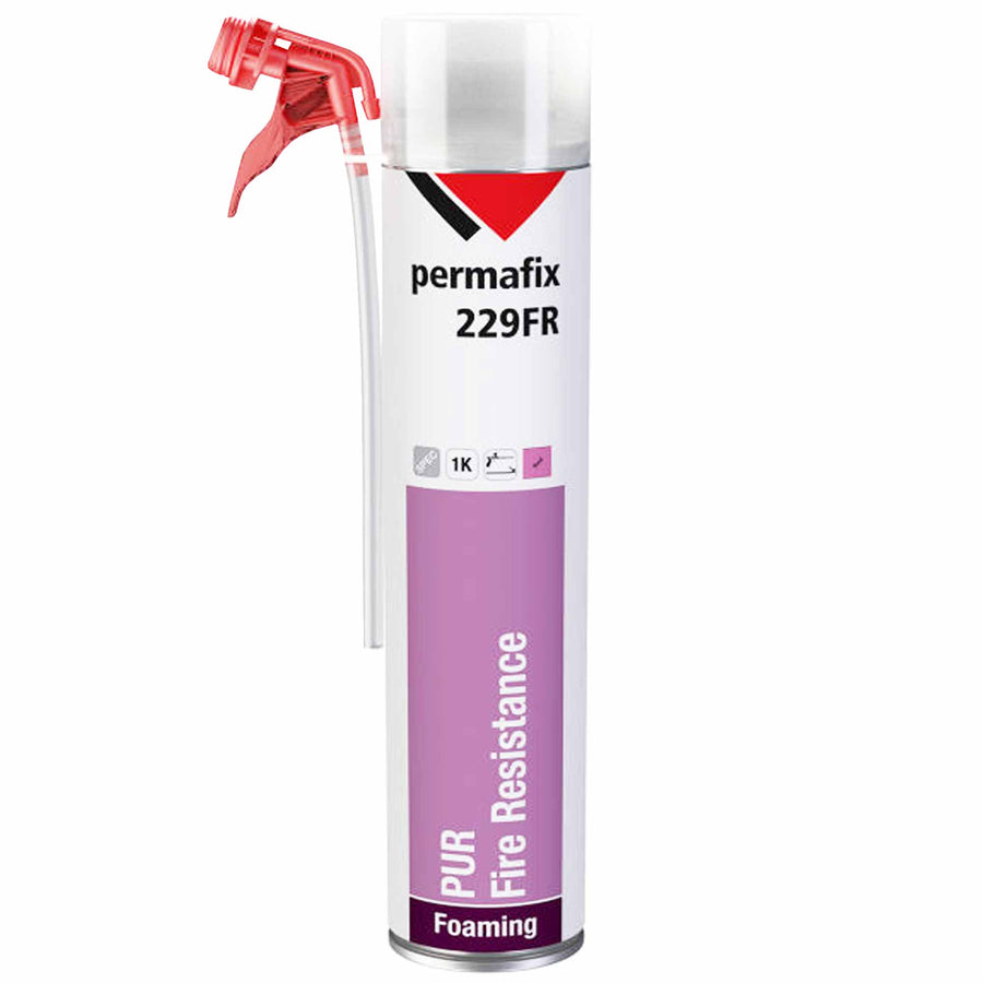 PUR 1K Isolierschaum feuerhemmend | 750 ml | Brandschutz Dämmschaum | Permafix 229FR