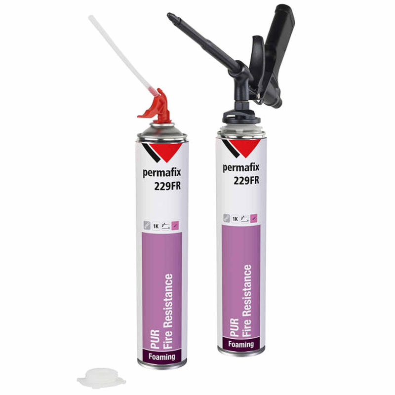 PUR 1K Isolierschaum feuerhemmend | 750 ml | Brandschutz Dämmschaum | Permafix 229FR