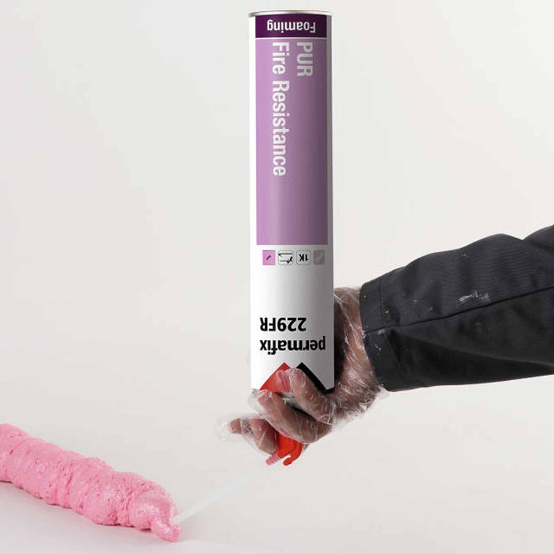 PUR 1K Isolierschaum feuerhemmend | 750 ml | Brandschutz Dämmschaum | Permafix 229FR