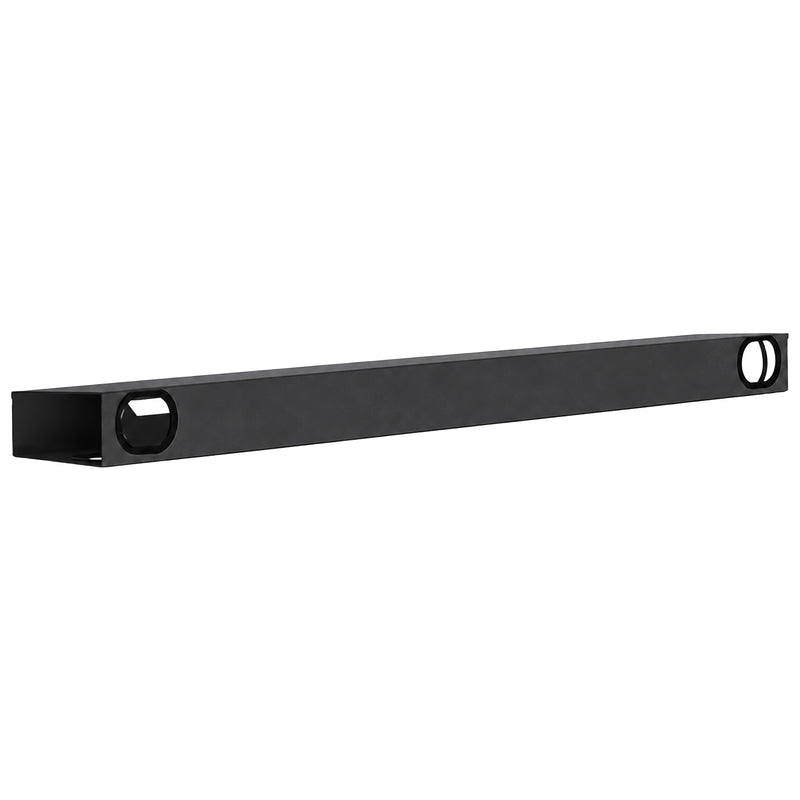 Kabelwanne 120-140 cm | für Schreibtische Flex & Profi 160-180 cm | Metall | Alusilber & Anthrazitgrau