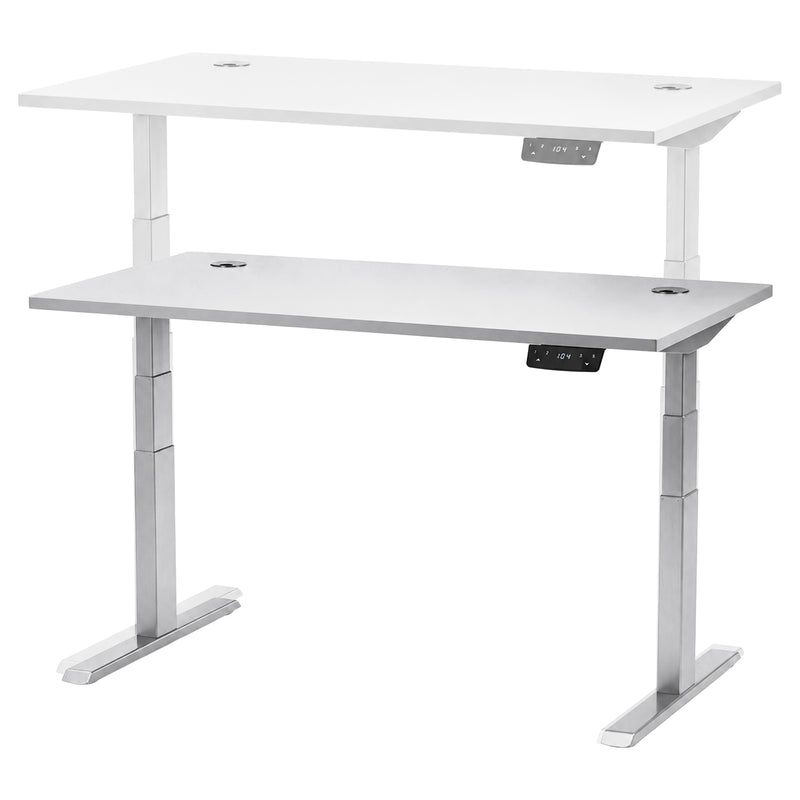 Schreibtisch höhenverstellbar 160-200 × 80 cm | Höhe 64-130 cm | 25 mm Tischplatte | 2 Motoren | Memory-Funktion | 100 kg belastbar | diverse Farben | Profi Modul