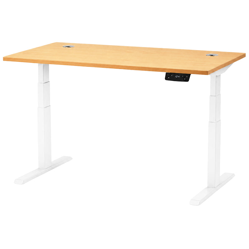 Schreibtisch höhenverstellbar 160-200 × 80 cm | Höhe 64-130 cm | 25 mm Tischplatte | 2 Motoren | Memory-Funktion | 100 kg belastbar | diverse Farben | Profi Modul