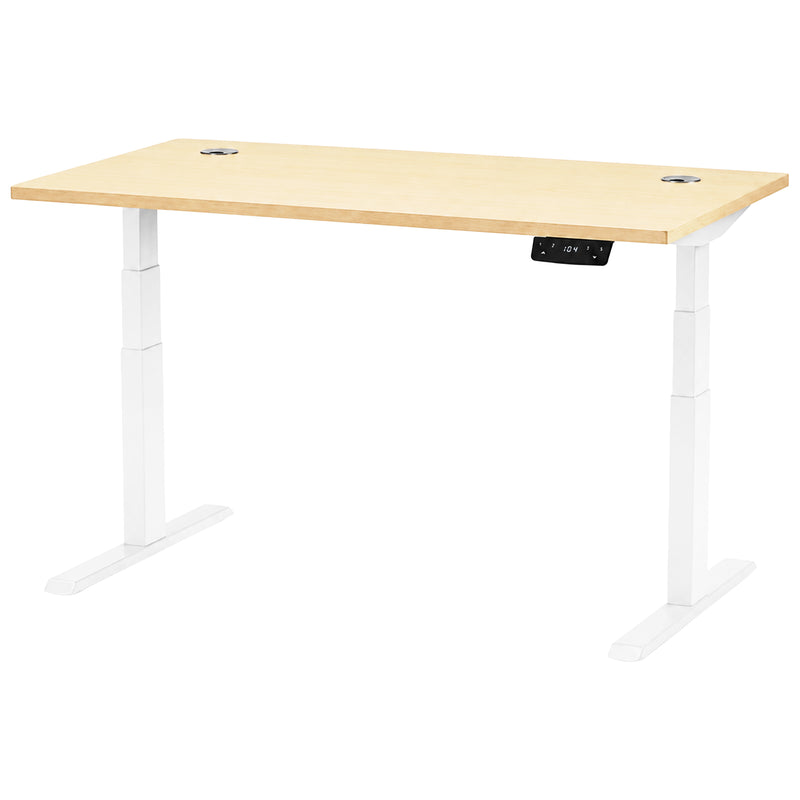 Schreibtisch höhenverstellbar 160-200 × 80 cm | Höhe 64-130 cm | 25 mm Tischplatte | 2 Motoren | Memory-Funktion | 100 kg belastbar | diverse Farben | Profi Modul