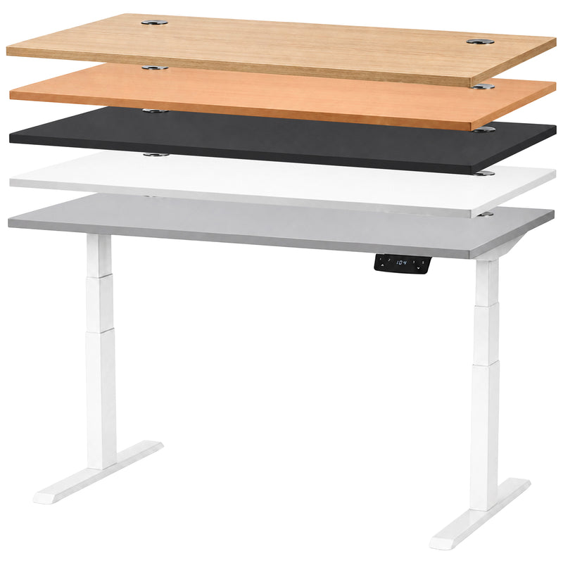Schreibtisch höhenverstellbar 160-200 × 80 cm | Höhe 64-130 cm | 25 mm Tischplatte | 2 Motoren | Memory-Funktion | 100 kg belastbar | diverse Farben | Profi Modul