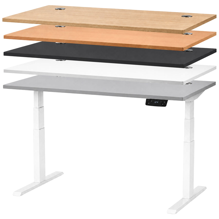 Schreibtisch höhenverstellbar 160-200 × 80 cm | Höhe 64-130 cm | 25 mm Tischplatte | 2 Motoren | Memory-Funktion | 100 kg belastbar | diverse Farben | Profi Modul