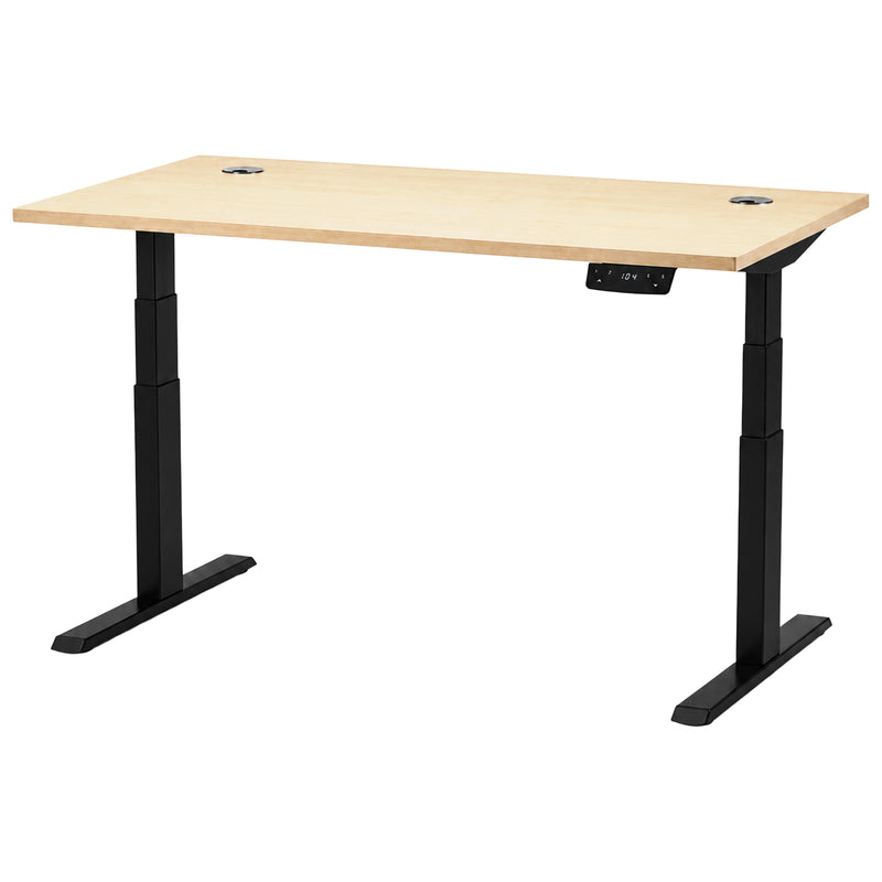 Schreibtisch höhenverstellbar 160-200 × 80 cm | Höhe 60,5-125,5 cm | 25 mm Tischplatte | 2 Motoren | Memory-Funktion | 100 kg belastbar | diverse Farben | Flex Modul