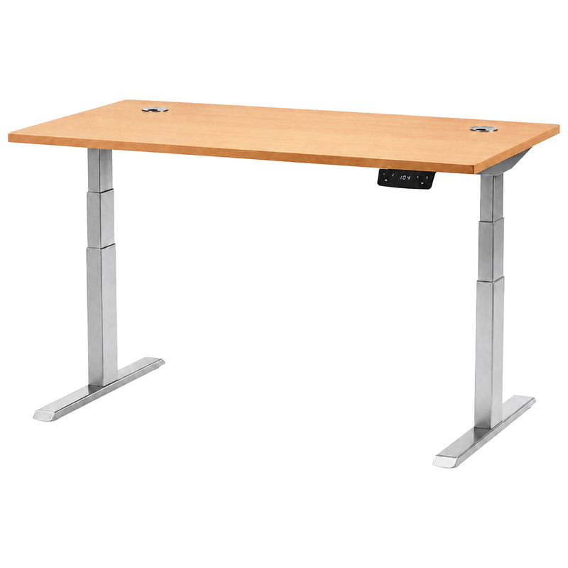 Schreibtisch höhenverstellbar 160-200 × 80 cm | Höhe 60,5-125,5 cm | 25 mm Tischplatte | 2 Motoren | Memory-Funktion | 100 kg belastbar | diverse Farben | Flex Modul