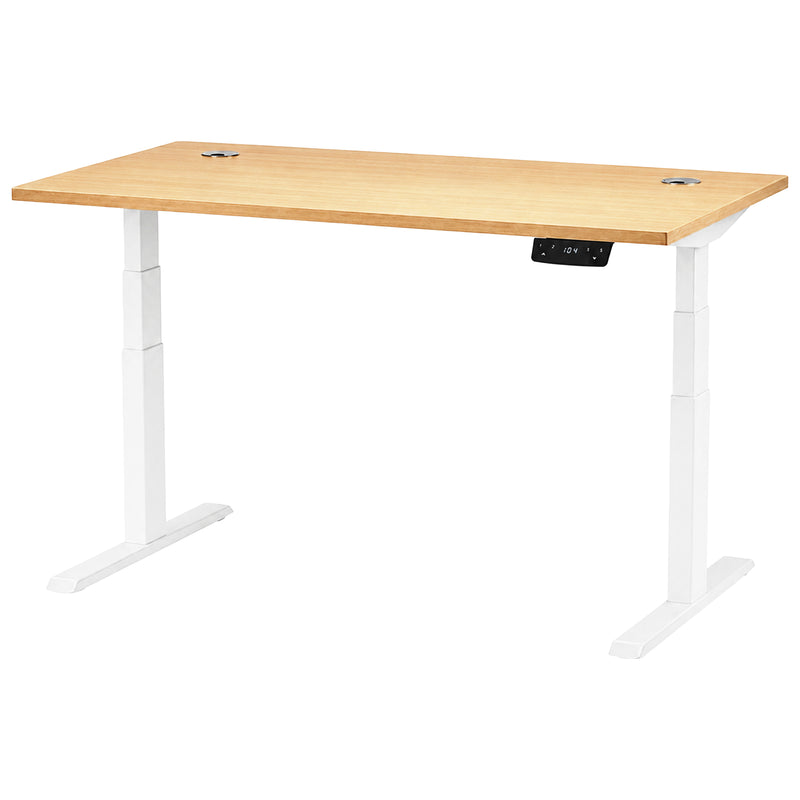 Schreibtisch höhenverstellbar 160-200 × 80 cm | Höhe 60,5-125,5 cm | 25 mm Tischplatte | 2 Motoren | Memory-Funktion | 100 kg belastbar | diverse Farben | Flex Modul