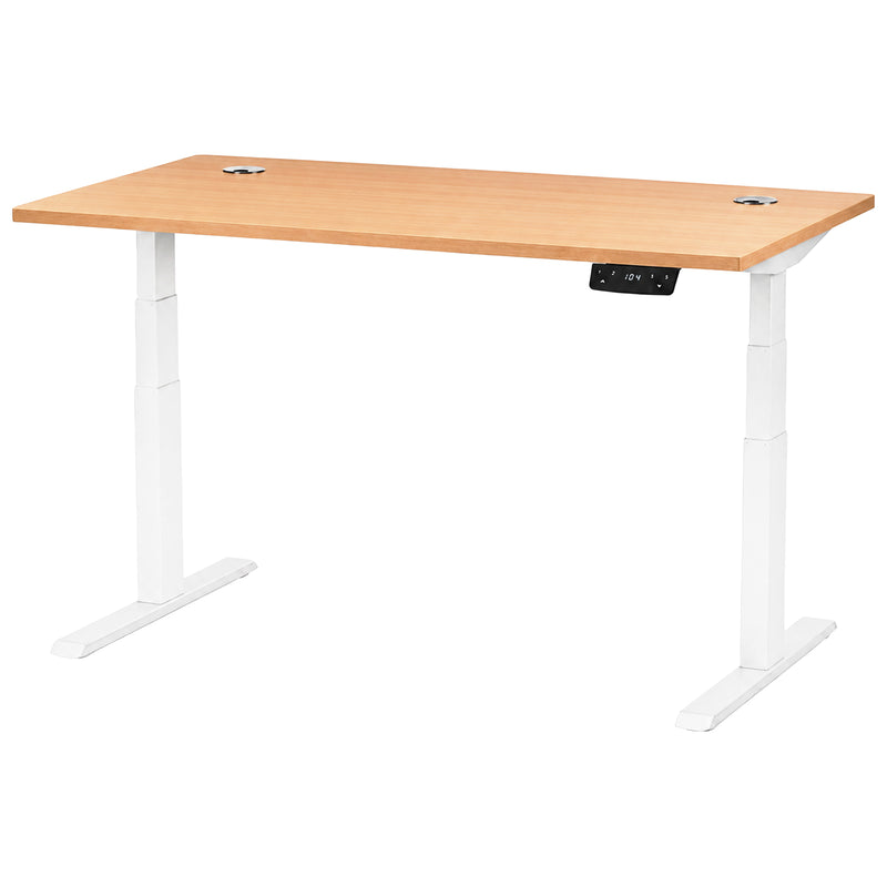 Schreibtisch höhenverstellbar 160-200 × 80 cm | Höhe 60,5-125,5 cm | 25 mm Tischplatte | 2 Motoren | Memory-Funktion | 100 kg belastbar | diverse Farben | Flex Modul