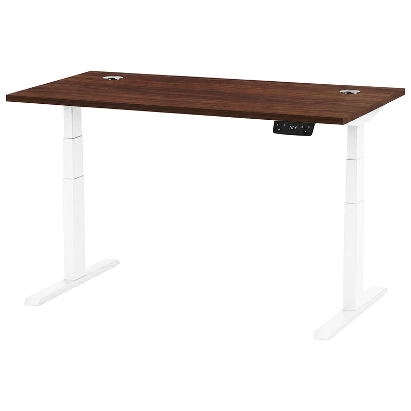Schreibtisch höhenverstellbar 160-200 × 80 cm | Höhe 60,5-125,5 cm | 25 mm Tischplatte | 2 Motoren | Memory-Funktion | 100 kg belastbar | diverse Farben | Flex Modul