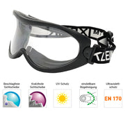 Vollsicht-Schutzbrille Panorama | beschlag- & spiegelfrei | kratzfest