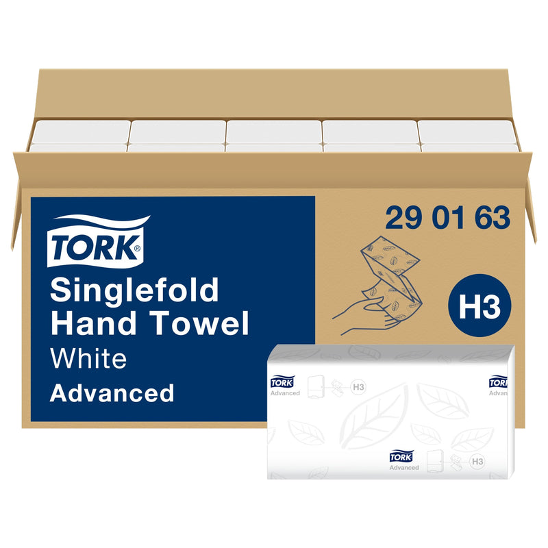Papierhandtücher Zickzack H3 | 1-lagig | Advanced | Recycling | TORK 290163