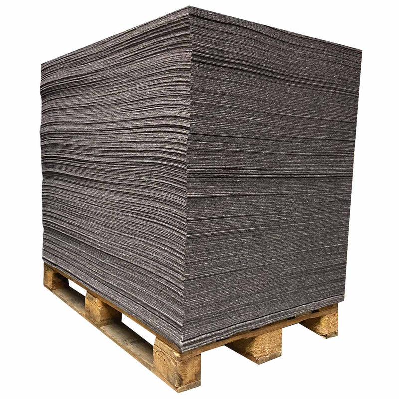 Palette Vliesfaserplatten Bodenschutz | 80 x 120 cm | 1200 g/m²