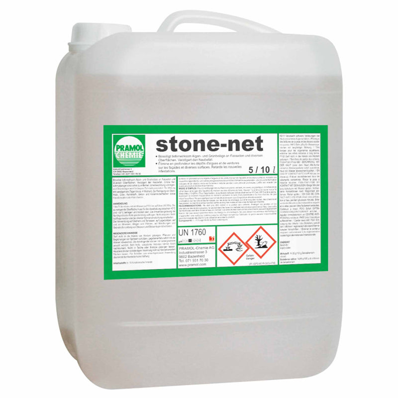 STONE-NET Fassadenreiniger | für Algen- & Grünbeläge | Pramol