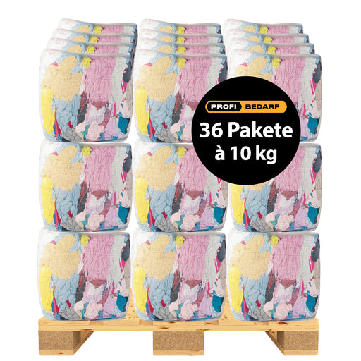 Palette | Putzlappen Trikot Hellbunt | 10 kg | sehr saugstark