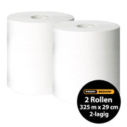 Maxi-Reinigungsrollen | 2-lagig | 325 m x 29 cm | 100% Zellstoff