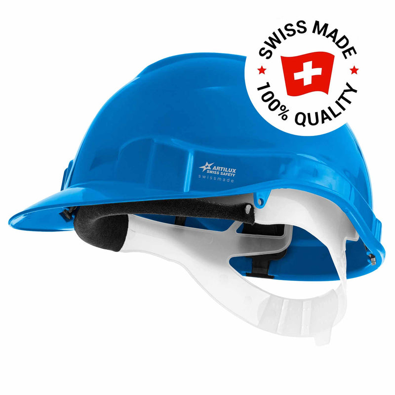 Schutzhelm ARTITOP SH100 | Polyethylen | 2-Punkt-Kinnband | Schirm | ROTO-System | belüftet | Swiss Made | ARTILUX