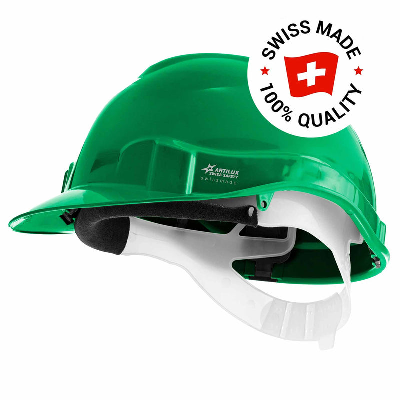 Schutzhelm ARTITOP SH100 | Polyethylen | 2-Punkt-Kinnband | Schirm | ROTO-System | belüftet | Swiss Made | ARTILUX