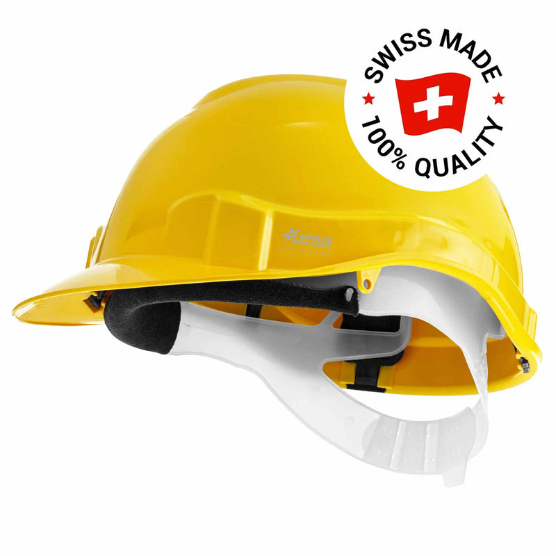 Schutzhelm ARTITOP SH100 | Polyethylen | 2-Punkt-Kinnband | Schirm | ROTO-System | belüftet | Swiss Made | ARTILUX