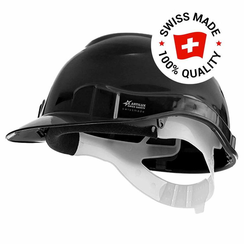 Schutzhelm ARTITOP SH100 | Polyethylen | 2-Punkt-Kinnband | Schirm | ROTO-System | belüftet | Swiss Made | ARTILUX