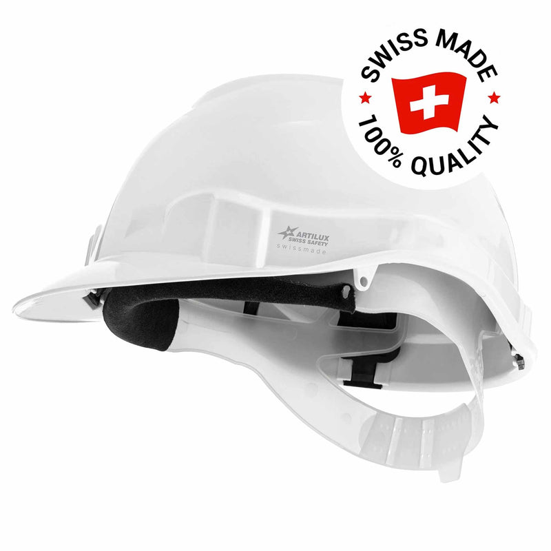 Schutzhelm ARTITOP SH100 | Polyethylen | 2-Punkt-Kinnband | Schirm | ROTO-System | belüftet | Swiss Made | ARTILUX