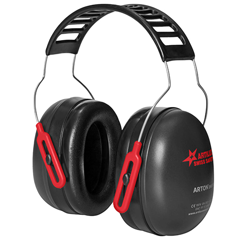 Kapselgehörschutz EM300M | SNR 31 | Federstahlbügel | Lüftungsschlitze | Swiss Made | ARTILUX ARTON®