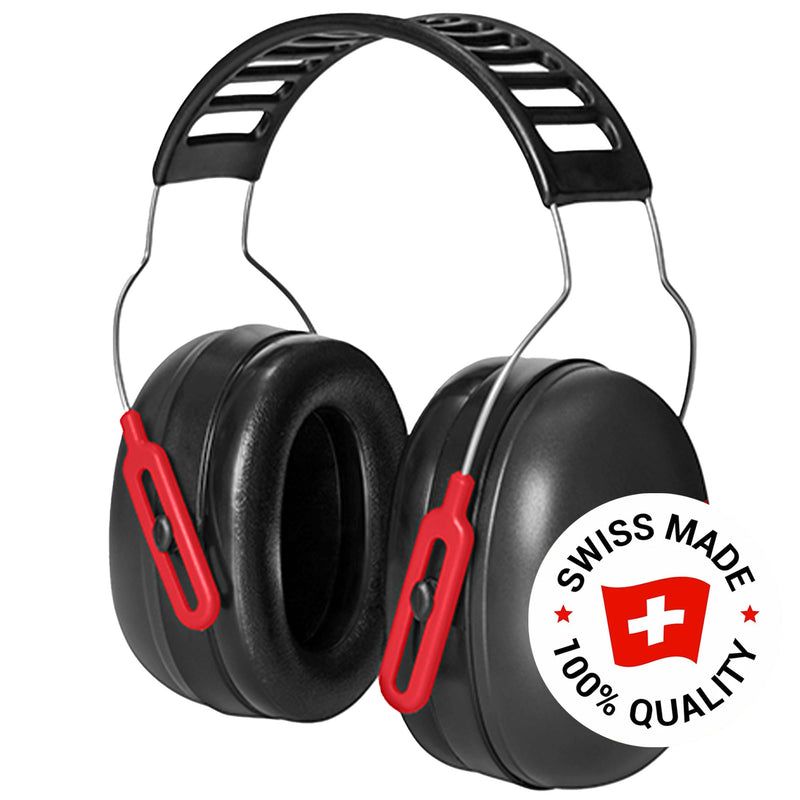 Kapselgehörschutz EM300M | SNR 31 | Federstahlbügel | Lüftungsschlitze | Swiss Made | ARTILUX ARTON®