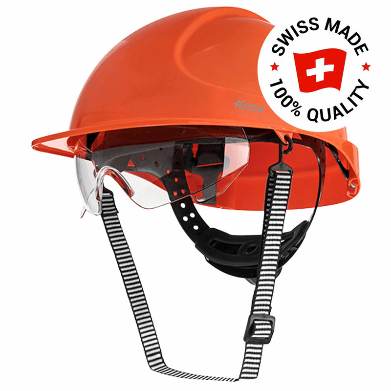 Schutzhelm ARTITOP SH300 | Polycarbonat | Schutzbrille | 2-Punkt-Kinnband | Schirm | ROTO-System | belüftet | Swiss Made | ARTILUX