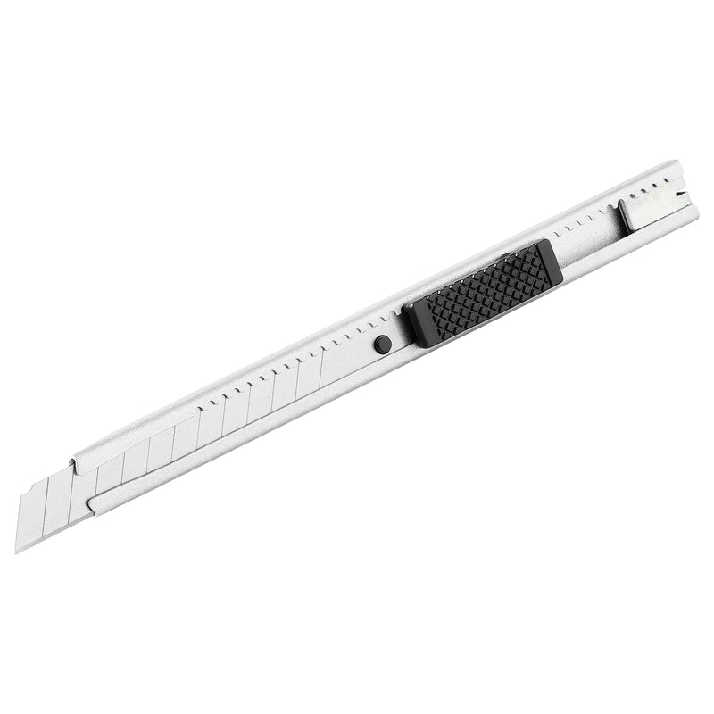 Cuttermesser 9-18 mm | 0,4-0,5 mm Klinge | rostfreier Stahl | Metall-Klingenführung | Schuller Eh`klar Samurai Metal