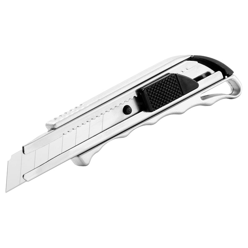 Cuttermesser Samurai Metal 18 mm | rostfreier Stahl | Alu-Griff | Schuller Eh’klar