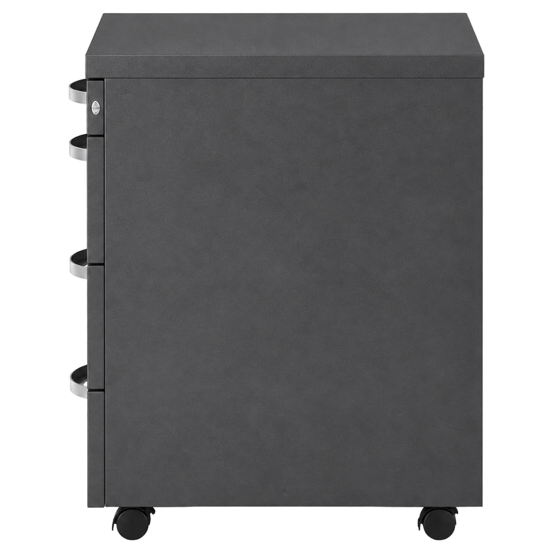 Rollcontainer 43,5 × 60 × 60 cm | Holzkorpus | Softclose & Selbsteinzug | abschliessbar | GS-zertifiziert | Made in Germany | diverse Farben | Profi Modul