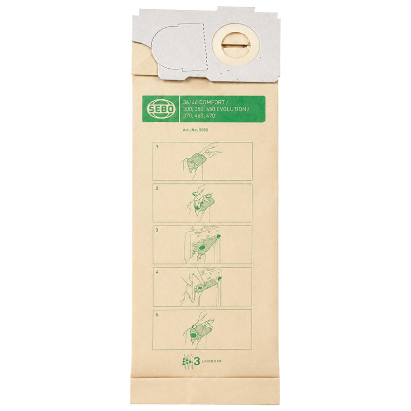 Staubbeutel | 10 Stück | für BS360 Eco | Cleanfix