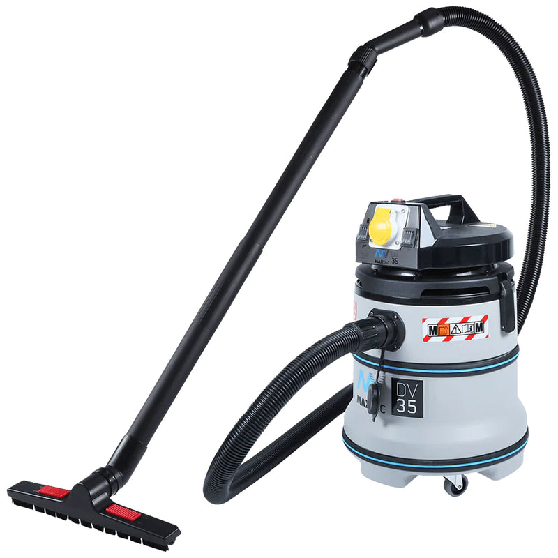 Industriesauger DV35-MB | 35 Liter | Klasse M | 1200 W | Werkzeugsteckdose | Nass & Trocken | Maxvac