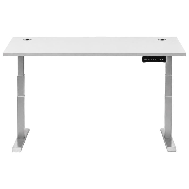 Schreibtisch höhenverstellbar 160-200 × 80 cm | Höhe 60,5-125,5 cm | 25 mm Tischplatte | 2 Motoren | Memory-Funktion | 100 kg belastbar | diverse Farben | Flex Modul