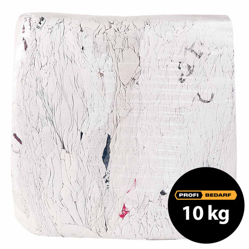 Palette | Putzlappen Trikot Weiss | 10 kg | sehr saugstark | lösungsmittelbeständig