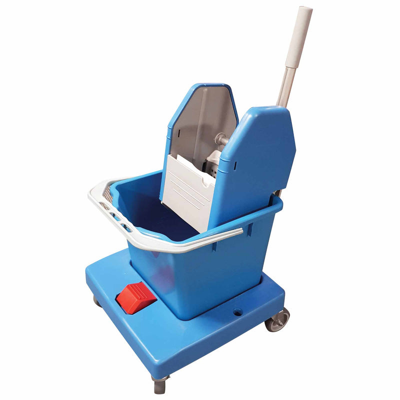 Moppwagen mit Mopp-Presse | 15 L | Einfachfahreimer | Cleanfix